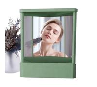 Genérico Espejo No Inverso - Imagen Real sin Reflejo Invertido | Espejo de Maquillaje Personal con Reflexión Fiel, Reflector de de Alta Precisión para Cortes de Pelo, Aseo, Rutina de Belleza