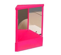 Genérico Espejo no invertido con Imagen Real Espejo de tocador para Maquillaje Personal Reflejo no inverso para Escritorio de Mesa Vidrio de visión Real de Dos Caras Sin distorsión Izquierda Derecha