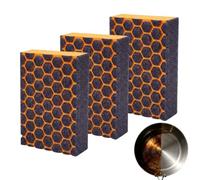 Generico Esponja para | 3 piezas reutilizables para frotar y limpiar | Esponjas y estropajos de cocina | Adecuado para cocinas, fregadero, sartenes, ollas, vajilla, campana, bañera, ducha, hogar