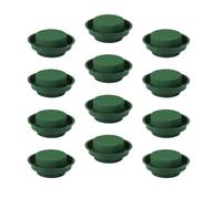 Genérico Espuma y Bodas Floral Verde Redonda Fuerte Absorción de Agua y Ligereza, 12 Piezas para Arreglos de Flores y Plantas en Pasillos