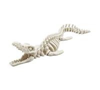 Genérico Esqueleto Mosasaurus Impreso 3D - Figura Dinosaurio Articulada Modelo Conjunto Reptil | Decoración Acuario Educativo Coleccionable Oficina Casa Escritorio Juguete Cráneo Real Útil