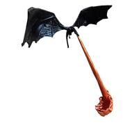 Genérico Esquina del Libro Dragon Flame, decoración del dragón Volador del dragón Que escupe Fuego, Regalo Genial del dragón para Amantes de los Libros y coleccionistas,B,Standard