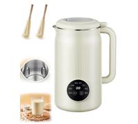 Genérico Essanova Pro, 8 in 1 Essanova Pro Maquina Leche Vegetal, Función Mantenimiento Del Calor Temporizador 1L/1.2L/1.6L, One Button Operation 8 Programs Para Leche De Soja, Avena Almendra (1.6L)