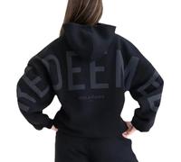 Genérico Essential Hoodie Oversized Christian Heavyweight Faith Sweatshirt Give You The Faithand Strength (Black,XXL)