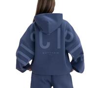 Genérico Essential Hoodie Oversized Christian Heavyweight Faith Sweatshirt Give You The Faithand Strength (Blue,L)