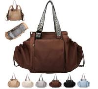 Genérico Essential Tote Bag, Everyday Multifunctional Travel Organizer, Boasts Great Storage Capacity (Coffee)