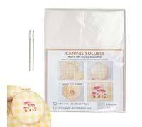 Generico Estabilizador soluble en agua de cobertura | Película desmontable bordada - Kit de costura para coser coser camisa carta bolsos Halloween principiantes artesanía manual