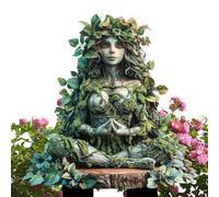 Generico Estacas de jardín decorativas | Decoración realista para macetas de acrílico 2D | Postes de para jardín encantado | para plantas en maceta, exteriores, patios, parterres