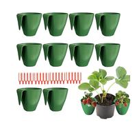 Genérico Estación de Cultivo de Fresas | Maceta Transpirable De Trasplante Rápido con Horquillas - para Cultivar Fresas en Macetas,para Alféizar Patio Jardín Balcón Terraza