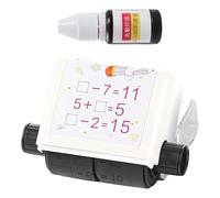 Genérico Estampador de Rodillo de matemáticas con tintas, Herramienta de Ejercicio de resta, Juguete Educativo para práctica de matemáticas Escolares