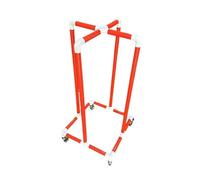 Genérico Estante De Almacenamiento Aros Móvil, Organizador Torre Resistente For Plástico For Ejercicios, Carga hasta 150 Kg, con Ruedas Bloqueo For Gimnasio En Casa Y Oficina(Compatible Diam 45cm)