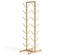 Genérico Estante de Almacenamiento para esterillas de Yoga, Soporte de Acero para esterillas de Ejercicio de 5/6/7 Capas, Organizador de Rodillos de Espuma, Estante de exhibición para Patin