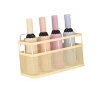 Genérico Estante De Almacenamiento Paraguas Metal Comercial,Soporte For Uso,Instalación Montada En La Pared(Cream,25x8x15cm)