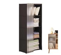 Genérico Estante De Armario - Armario Portátil con Funda De Tela No Tejida | Organizador Multifuncional Ropa para Camisas, Abrigos, Habitaciones Pequeñas, Dormitorio Y Armarios