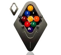 Genérico Estante de billars, Sistemas de Estante de billars diseñado con precisión, estantes de Bil-Lars de precisión Profesional de 8/9 Bolas, estantes de Bolas de Bil-Lars de Diamante Ajustables