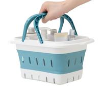 Genérico Estante de Ducha - Bolso De Baño Plegable Con Asa - Organizador Multiusos Para Baño Y Ducha,Casa Apartamento Universidad RV