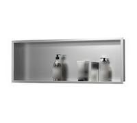 Genérico Estante de Ducha empotrable de Acero Inoxidable - Estante de Almacenamiento Impermeable para champú y artículos de Aseo, 72 x 32 x 12,5 cm, Plateado - La solución organizar el