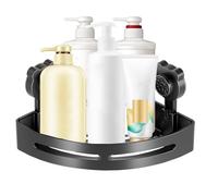 Genérico Estante De Ducha para Esquina - Almacenamiento de Esquina Sin Taladro - Soporte de Pared de Ducha Triangular | para Baño Cocina Hogar Residencia Universitaria Apartamento Hotel Casa De Campo