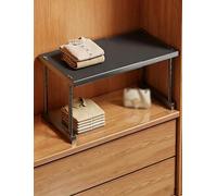 Genérico Estante de gabinete Extensible, Organizador de Almacenamiento, Estante de Especias, estantes for Cocina, despensa Ajustable apilable, Armario de baño y Escritorio(L50-85cm/w42cm/h25-35cm)