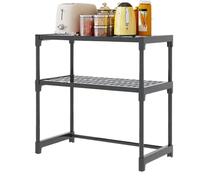 Generico Estante De Microondas - Planto De Almacenamiento Del Horno 52x26x60 Cm | Estantes Para Organizadores De Electrodomésticos Multifuncional Para Utensilios Macetas De Mesa Ollas Botellas De