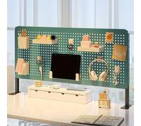 Genérico Estante de Pared para Herramientas con Panel Perforado, Ideal para Guardar Brocas, Llaves inglesas y Otros Accesorios de Oficina. Organizador de Escritorio con Panel de privacidad Blanco de