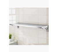 Genérico Estante de Pared Plegable de Acero Inoxidable Resistente, Ahorra Espacio for Cocina, lavandería, Food Truck y Cuarto de Servicio.(40x30cm/15.7x11.8in)