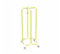 Genérico Estante De Plástico For Almacenamiento Anillos Ejercicio con Peso, Carrito Organizador,Exhibición Equipos Deportivos Ligeros, For Redondos Un Diámetro 40-75 Cm(Yellow,Compatible Diam 55cm)