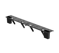 Genérico Estante De TV - Acero ABS | Repisa para Pantalla Y Router | Organizador De Monitor Ajustable para Decodificadores Altavoces Mando A Distancia Y Centro De Entretenimiento