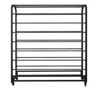 Genérico Estante Expositor Ajustable para Telas, bobinas de Vinilo y rotulación de vehículos: Organizador Comercial con Ruedas con Freno, diseño Que Ahorra Espacio para 14 Rollos (175 cm de Ancho).