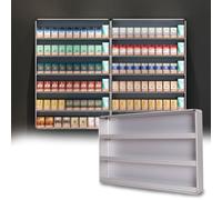 Genérico Estante Expositor de Cigarrillos de Varios Niveles para Venta minorista, Estante Expositor de Aperitivos Adecuado para Tiendas minoristas, Soporte Expositor de Cigarrillos montado en la Pare