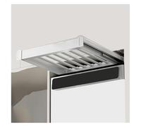 Genérico Estante for Ropa Oculto de Ancho Ajustable, Estante retráctil Invisible extraíble Encima de la Lavadora, for Colgar Ropa y artículos(Color 1,45x76-86cm)