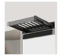 Genérico Estante for Ropa Oculto de Ancho Ajustable, Estante retráctil Invisible extraíble Encima de la Lavadora, for Colgar Ropa y artículos(Color 2,45x76-86cm)