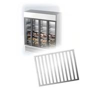 Genérico Estante Frigorífico Profesional, Organizador Congelador Resistente | Espaciado 3.5 cm; bordes elevados; tamaño ajustable; estructura robusta; fácil instalación(50x50 cm)