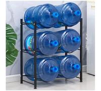 Genérico Estante para Cubos de Agua Potable - Organizador apilable de garrafas de Agua de Alta Resistencia - Estante de Almacenamiento Desmontable para una gestión eficiente de Botellas, par