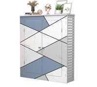 Genérico Estante para Cubrir radiadores de líneas Verticales - Armario Calefactor Decorativo para hogar y Oficina, 90 x 80 x 20 cm (35,4 x 31,5 x 8 Pulgadas) - Elegante solución para Proteger radiado