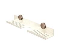 Generico Estante para lavabo de baño sobre grifo | Estante de pared de baño | Organizador de acero carbono con ventosas extraíble para perfumes cocina lavandería