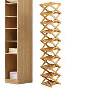 Generico Estante para zapatos de madera - 29 pulgadas Multi-Tier Plegable Footwear Organizer | Space Saving Shoe Holder for Entryway, Bedroom, Closet, Hallway, Garage and Apartment