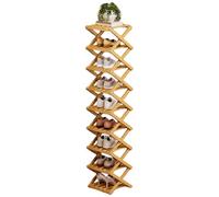 Generico Estante para zapatos de madera - 29 pulgadas Multi-Tier Plegable Footwear Organizer | Space Saving Shoe Holder for Entryway, Bedroom, Closet, Hallway, Garage and Apartment