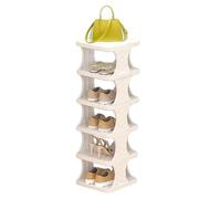 Genérico Estante para Zapatos - Estante de Almacenamiento para Zapatos de 6 Niveles paraa Dormitorio,Estantería Plegable Ahorradora de Espacio para Armario de Apartamento Pequeño Adultos Niños
