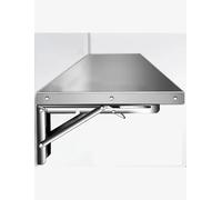 Genérico Estante Plegable de Acero Inoxidable Resistente, Estante de Pared for concesiones, Puestos de Comida y cocinas comerciales.(11.4x31.5in/29x80cm)