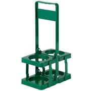 Genérico Estante Portátil para Latas De Cerveza: Evita Derrames De Bebidas | Cesta Portabotellas Plegable De Mano para 2 Botellas | 18x10,8x31,8cm + 176g Ligero | Carcasa De PP De Polipropileno