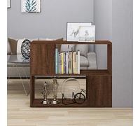 Genérico Estantería/Divisor de Espacios Color Roble marrón 80x24x63 cm,Estanterías,Librerías y estanterías-826646