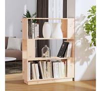 Genérico Estantería/Divisor de Espacios Madera Maciza Pino 80x25x101 cm,Estanterías,Librerías y estanterías-814054
