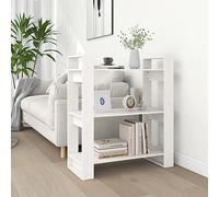 Genérico Estantería/Divisor de Espacios Madera Pino Blanco 80x35x91 cm,Estanterías,Librerías y estanterías-813900