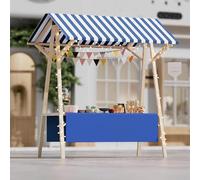 Genérico Estantería organizadora de Almacenamiento y exhibición de múltiples Niveles, Carrito de Vendedor Plegable y portátil, Soporte móvil para Puestos de Venta en Eventos al Aire Libre, Puestos de