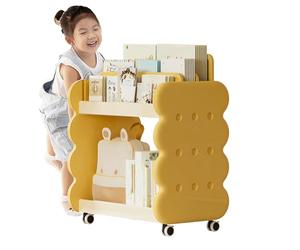 Genérico Estantería para Habitaciones Infantiles | Organizador Pequeño Bonito De Pie,Almacenamiento De Libros Infantiles - para Hogar Guardería Habitación Infantil Rincón de Lectura Librería