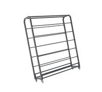 Genérico Estantes Almacenamiento Rollos comerciales, Estante exhibición Tela con Varilla Colgante Ajustable, for estantes Papel Arte Papel Tapiz película Ventana(14 Layers)