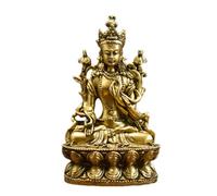 Generico Estatua de Buda de interior, pequeña estatua de Buda | Escultura sentada | Budismo tailandés meditando para el hogar y el jardín, escultura decorativa, oración, figuritas coleccionables