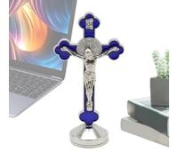 Genérico Estatua de Jesús de Metal, pequeña Estatua de Jesús, Esculturas Decorativas de Mesa de, Esculturas realistas de para Lugar de Trabajo, Coleccionable para Dormitorio