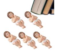 Genérico Estatua De Jesús, Estatuilla De Resina De Jesús, El Estado Pesebre, |niño En Un Pesebre, Decoración Navideña Religiosa, De Escritorio para Dormitorio, Sala De Estar